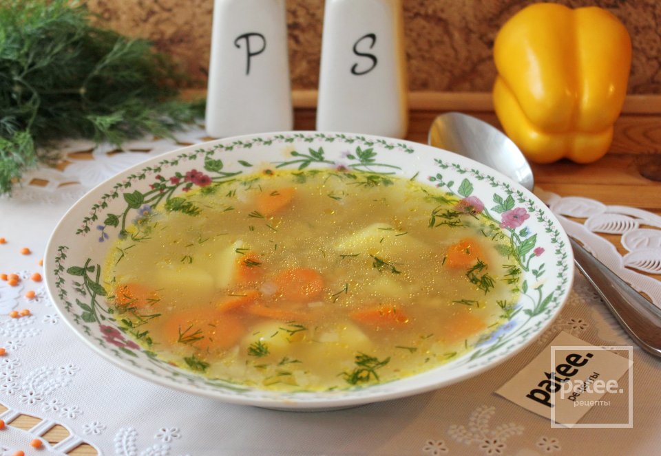 Рыбный суп с красной чечевицей - Шаг 12