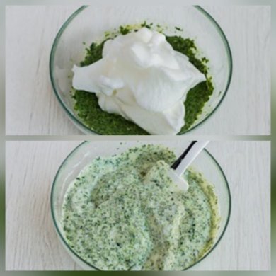 Рулет из шпината с семгой - Шаг 4