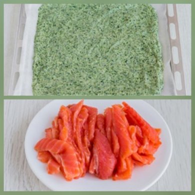 Рулет из шпината с семгой - Шаг 6