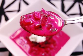 Постный борщ