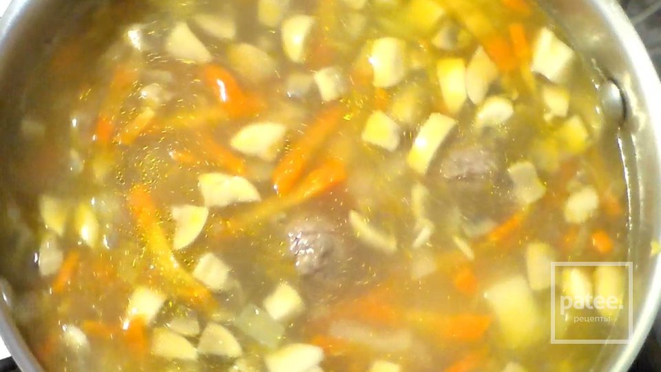 Суп с фрикадельками - Шаг 10
