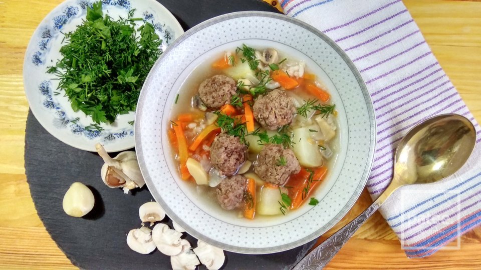 Суп с фрикадельками - Шаг 12