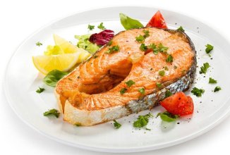 Семга под апельсиновым соусом