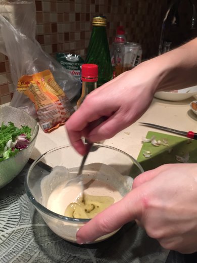 Салат Цезарь - Шаг 4