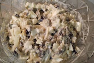 Салат из баклажан "Грибочки"