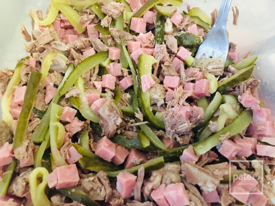 САЛАТ «МУЖСКИЕ ГРЕЗЫ» - Шаг 2