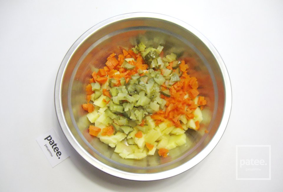 Винегрет с соусом - Шаг 4