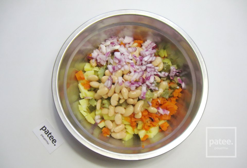 Винегрет с соусом - Шаг 6