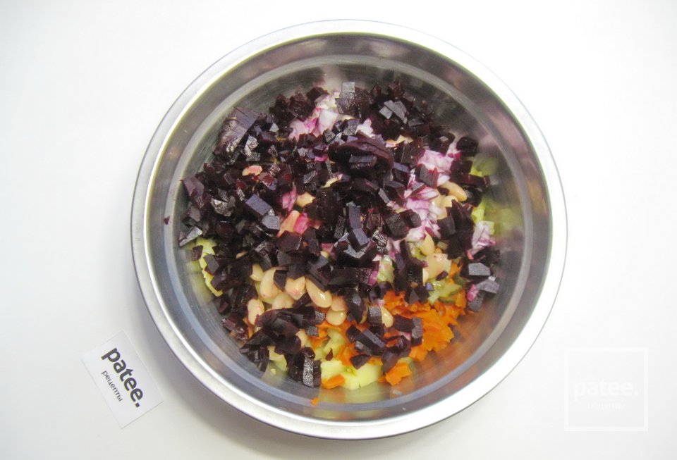 Винегрет с соусом - Шаг 7