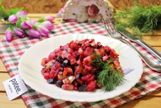 Винегрет с соусом