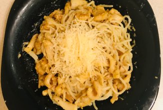 Спагетти с морепродуктами