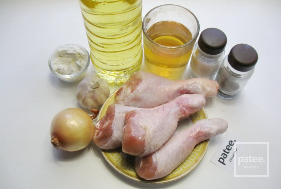Куриные голени тушеные в пиве - Шаг 1