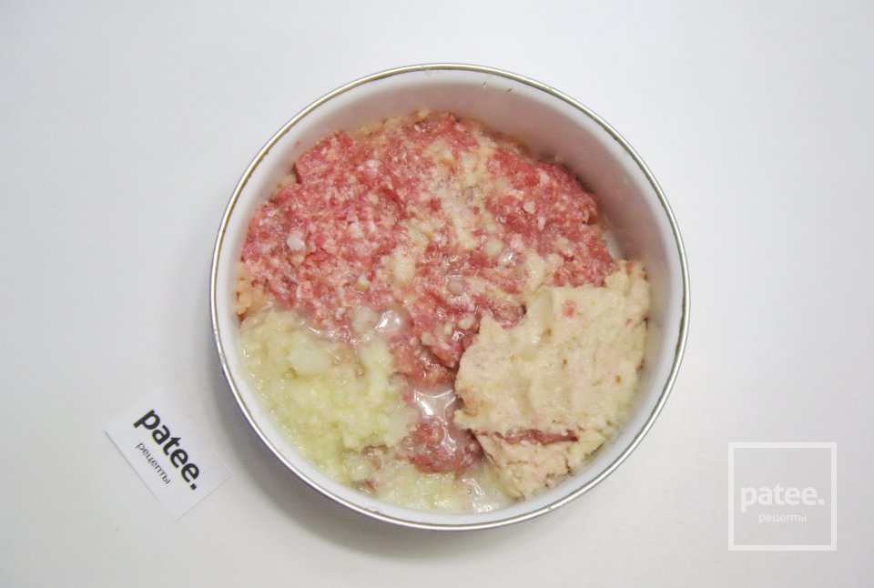 Мясные котлеты с фасолью - Шаг 3