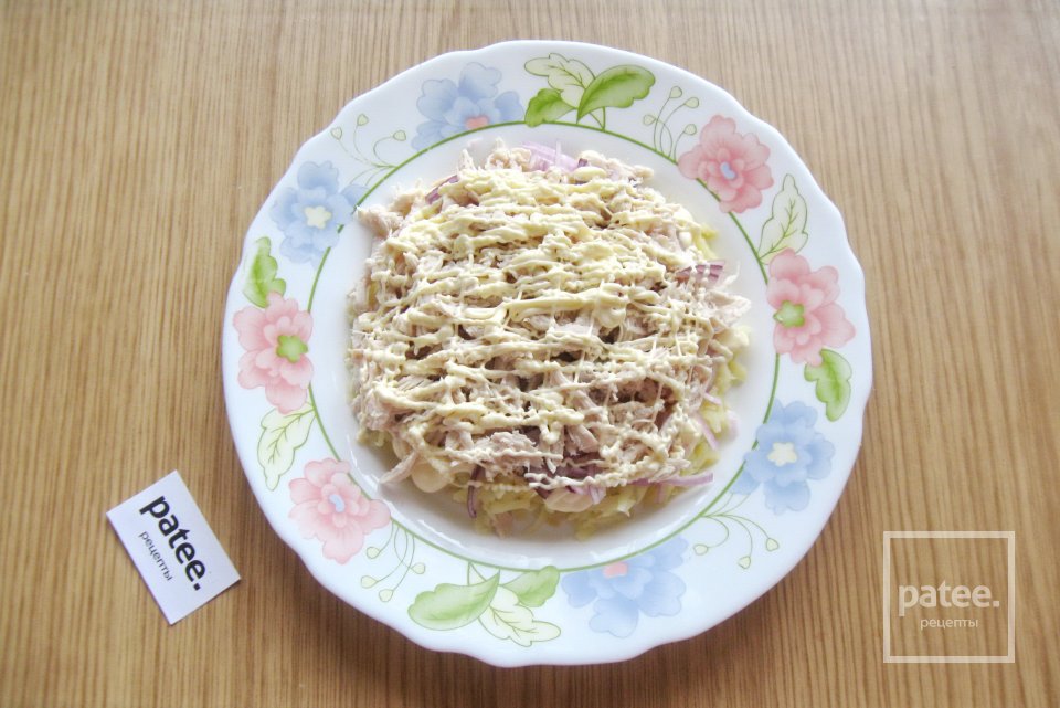 Салат с куриной грудкой и пекинской капустой - Шаг 6