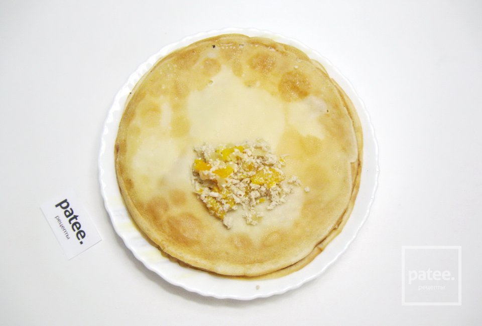 Блины с мясом и тыквой - Шаг 14