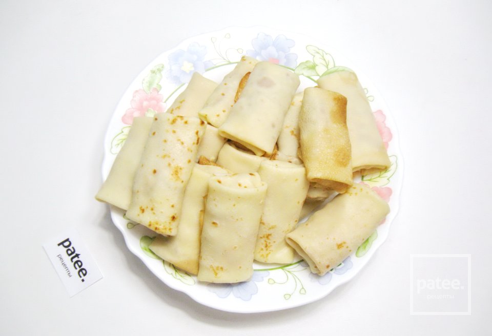 Блины с мясом и тыквой - Шаг 16