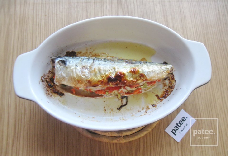 Скумбрия запеченная с овощами - Шаг 10