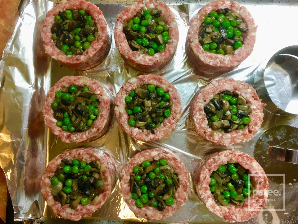 Фаршированные котлеты-гнёзда. - Шаг 9