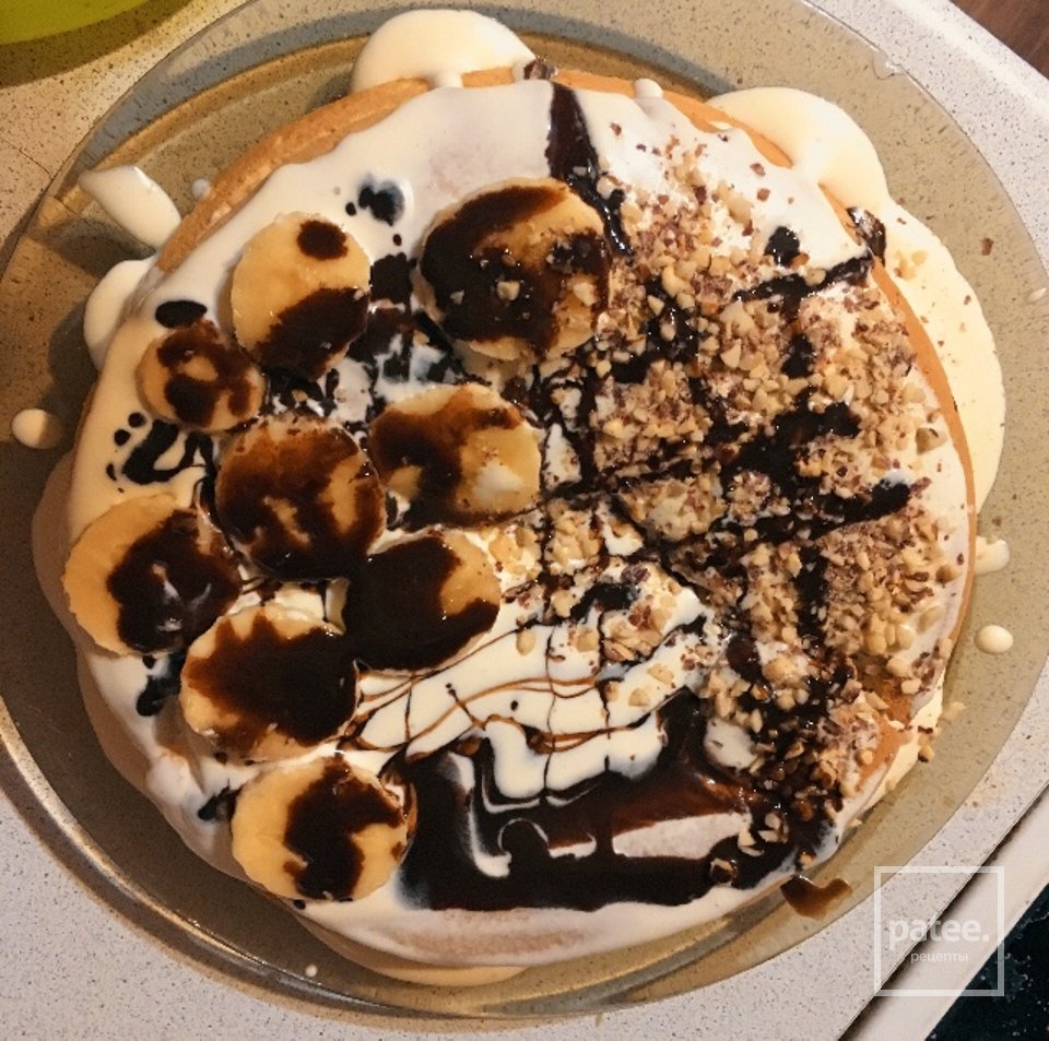 банановый бисквитный торт - Шаг 2