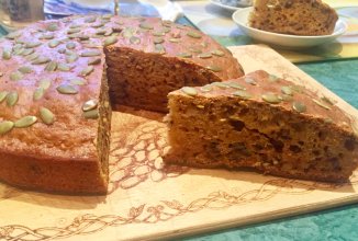 Тыквенный кекс 🎃 с орешками