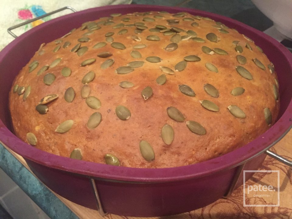 Тыквенный кекс 🎃 с орешками - Шаг 4