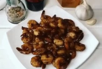 Креветки в соевом соусе