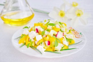 Весенний салат с сельдереем