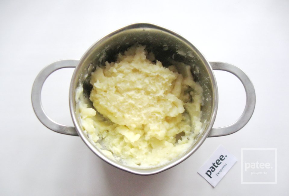 Картофельное пюре с курицей и грибами - Шаг 8