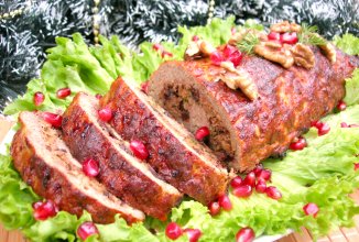 МЯСНОЙ РУЛЕТ Универсальное Блюдо на Праздничный стол!