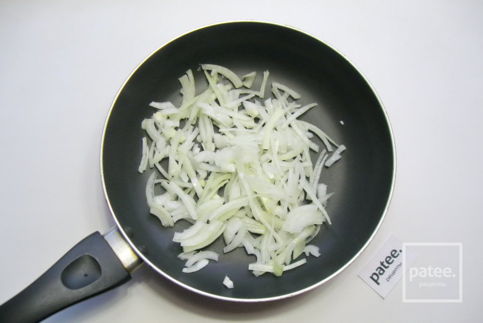 Куриная печень с тыквой и грибами - Шаг 2