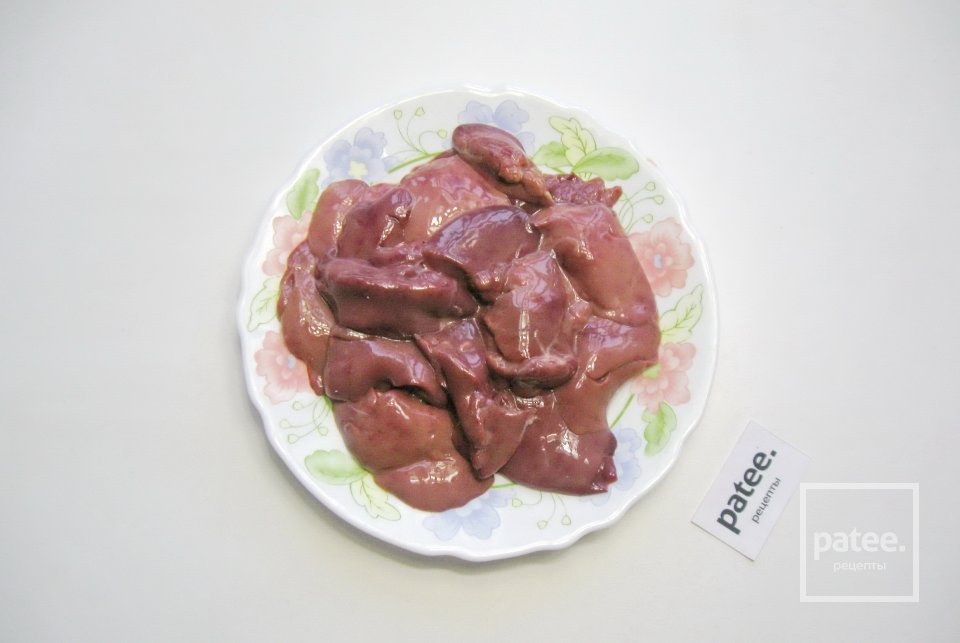 Куриная печень с тыквой и грибами - Шаг 5