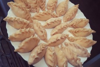 "вареники с творогом"