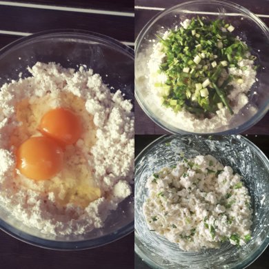 "вареники с творогом" - Шаг 3