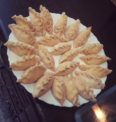 "вареники с творогом" - Шаг 5