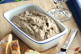 Паштет из печени с грибами