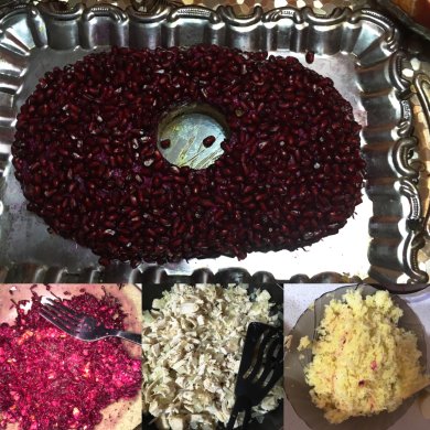 салат «гранатовый браслет» - Шаг 1