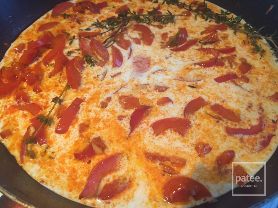 Паста с креветками в сливочном соусе😋 - Шаг 2