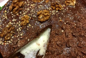 Шоколадный торт со сгущёнкой