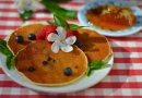 Американские блинчики с голубикой