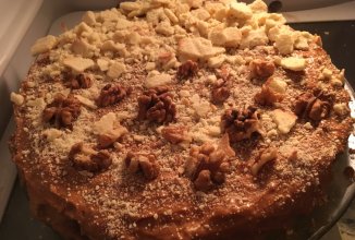 медовик со сгущенкой