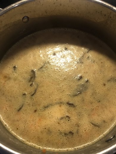 Сырный суп с грибами - Шаг 1