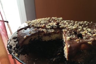 грушевый чизкейк с маком