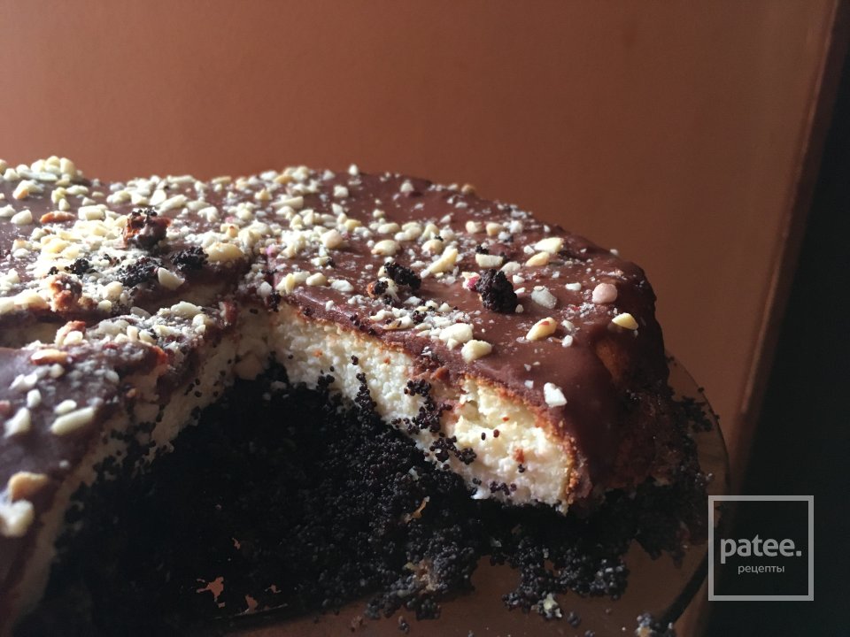 грушевый чизкейк с маком - Шаг 4