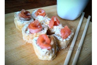 Ролы из омлета(дюкан)атака