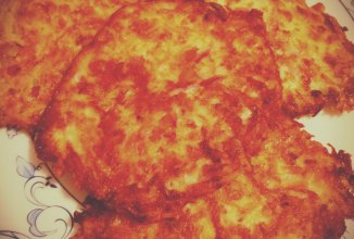 Драники с сыром и ветчиной