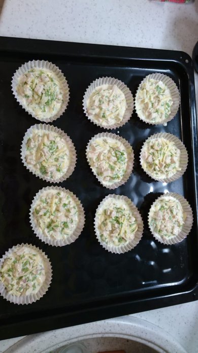 Мафины с курицей - Шаг 6