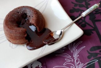 Шоколадный фондан с жидким центром (с чередования)дюкан