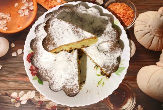 Простой кекс с изюмом