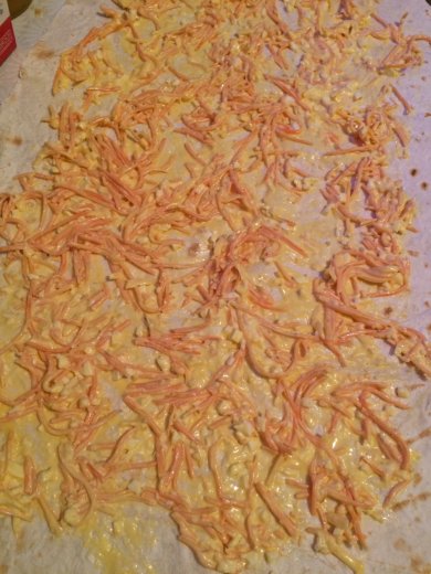 Рулет с лавашом и корейской морковью - Шаг 4