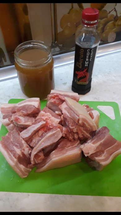 Грудинка свиная в духовке. - Шаг 2